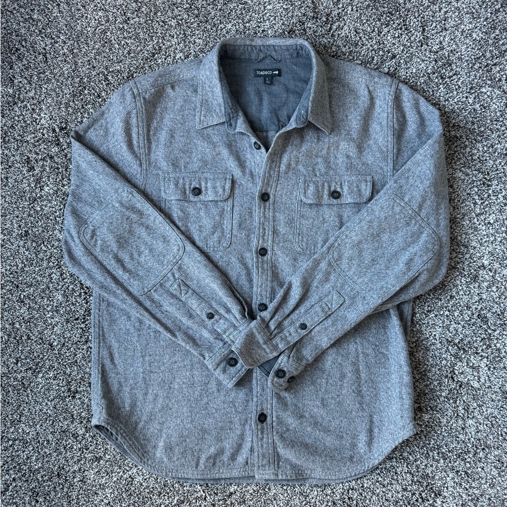 Toad&Co Charcoal Button-Up Shirt